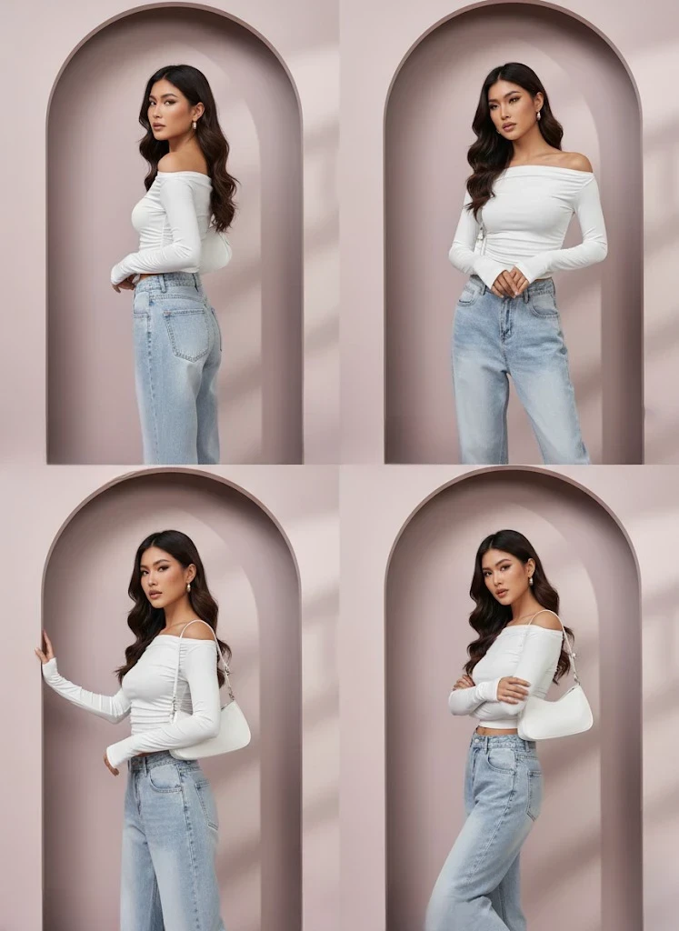 Ruched Cropped Full Sleeve Top