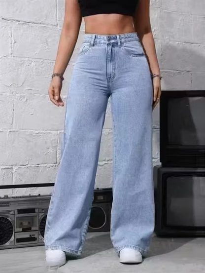 Denim Wide Leg Women's Baggy Jeans