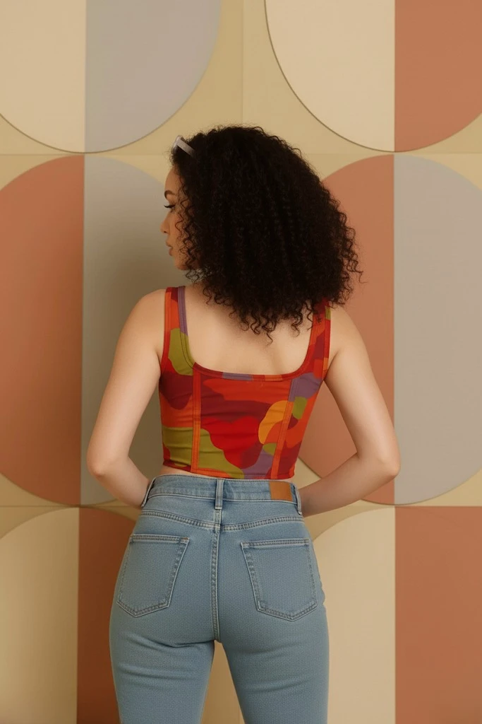 Women's Printed Sleeveless Top