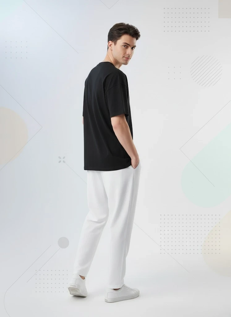 Gothic Printed Round Neck Oversize T-Shirt