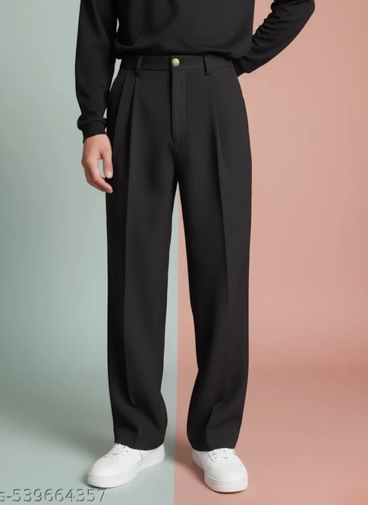 Black Korean Trouser