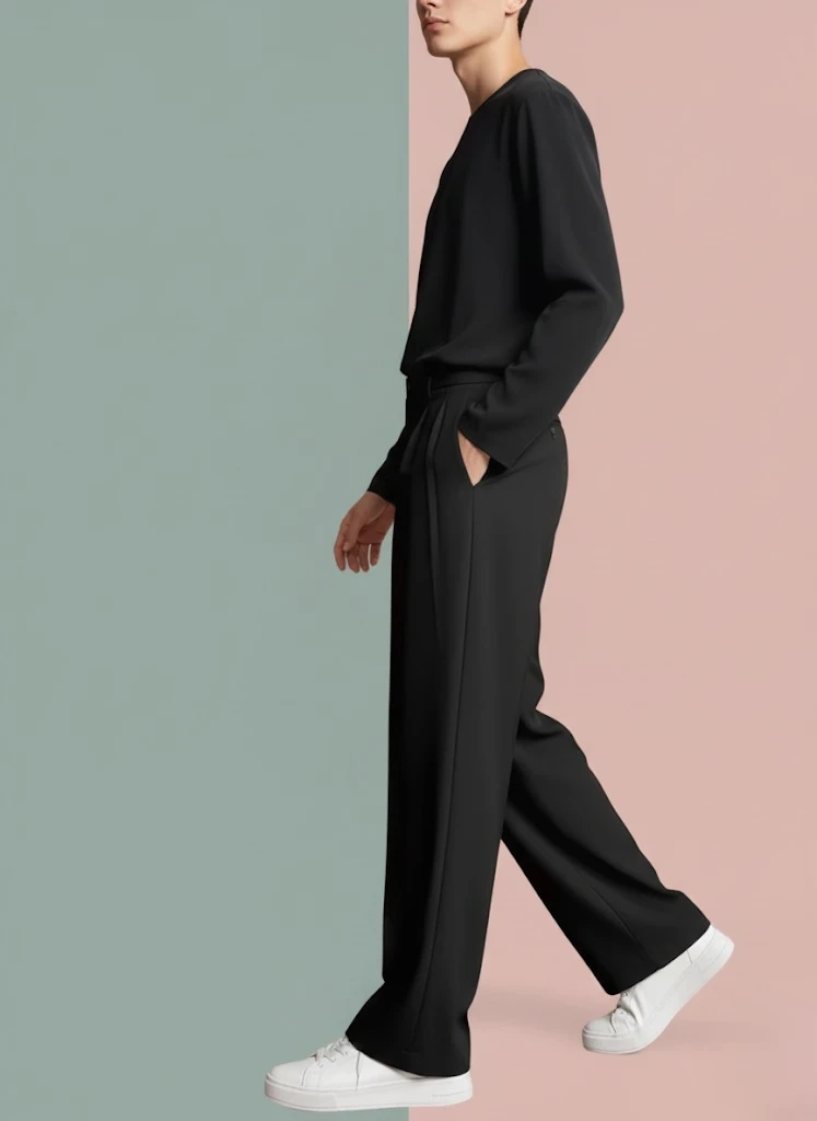 Black Korean Trouser