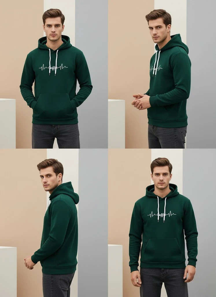 Men Cotton Hooded Neck