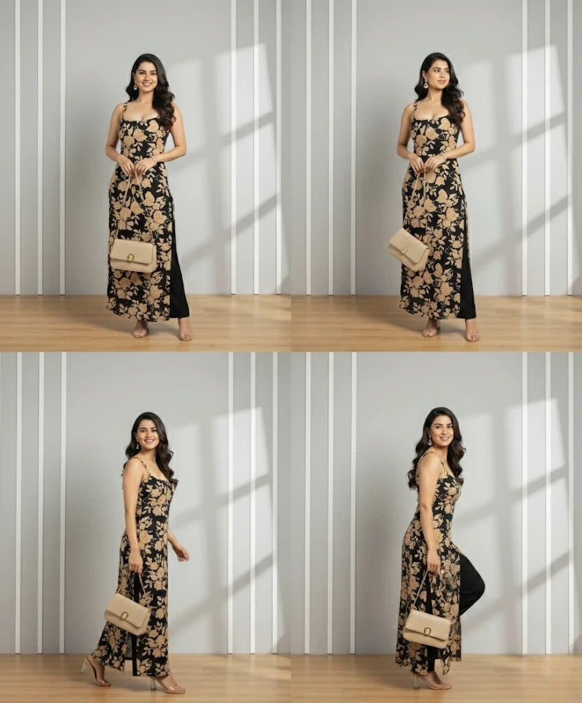 Trendy Printed Partywear Kurti