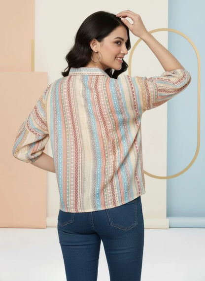 Women's Printed Casual designer shirt