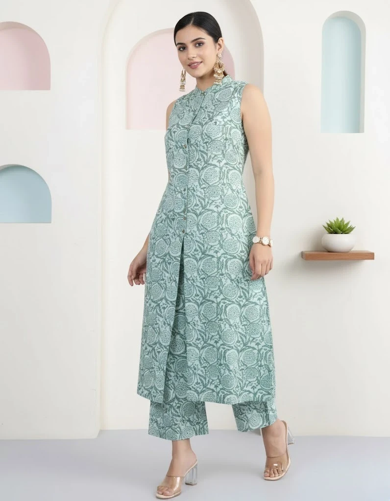 Mandarin Blossom Cord Set