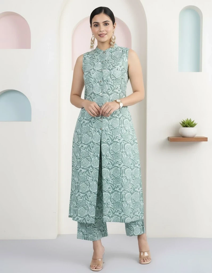 Mandarin Blossom Cord Set