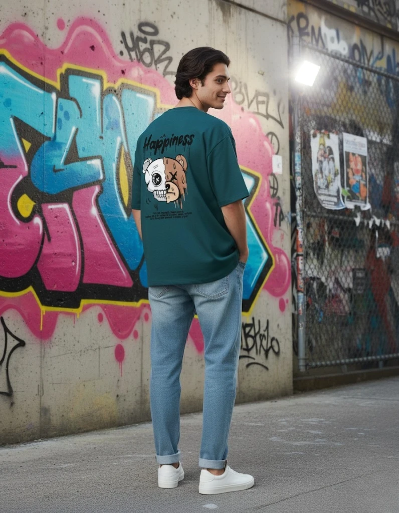 Men's Oversized Crew-Neck T-Shirt