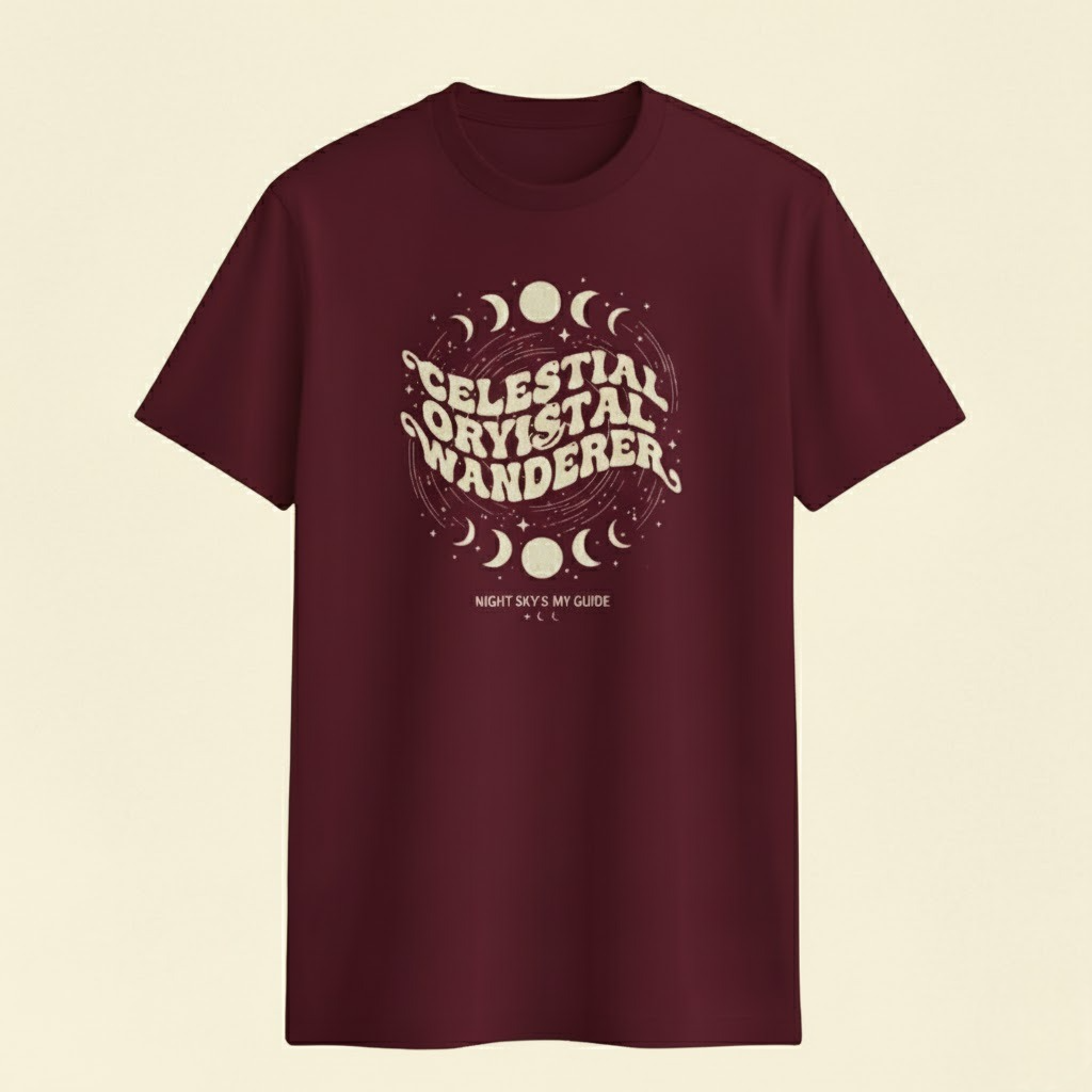 Celestial Crystal Wanderer T-shirt