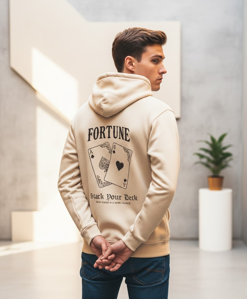 Fortune Playing Card Hoodie